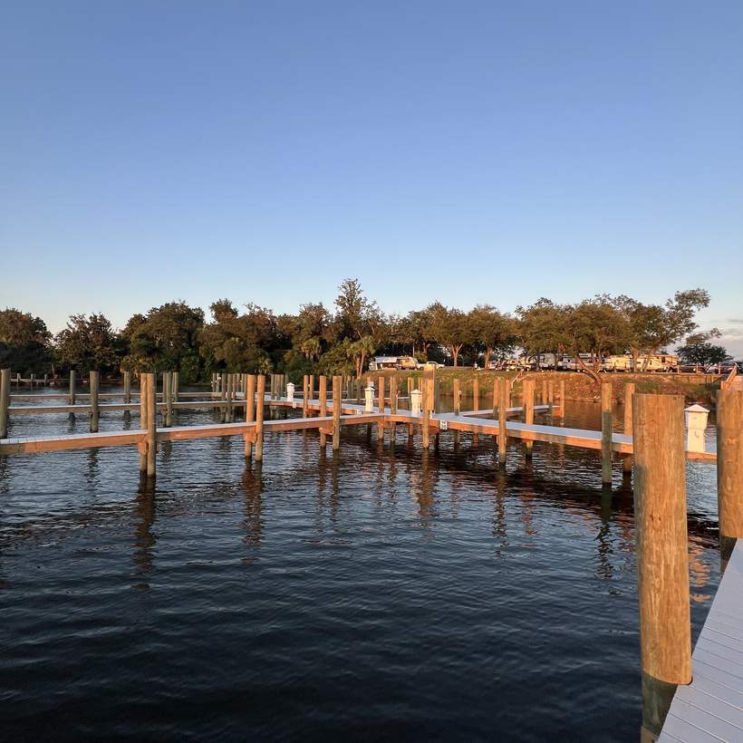 Brand new docks with power pedestals at every slip - 30A or 50A available